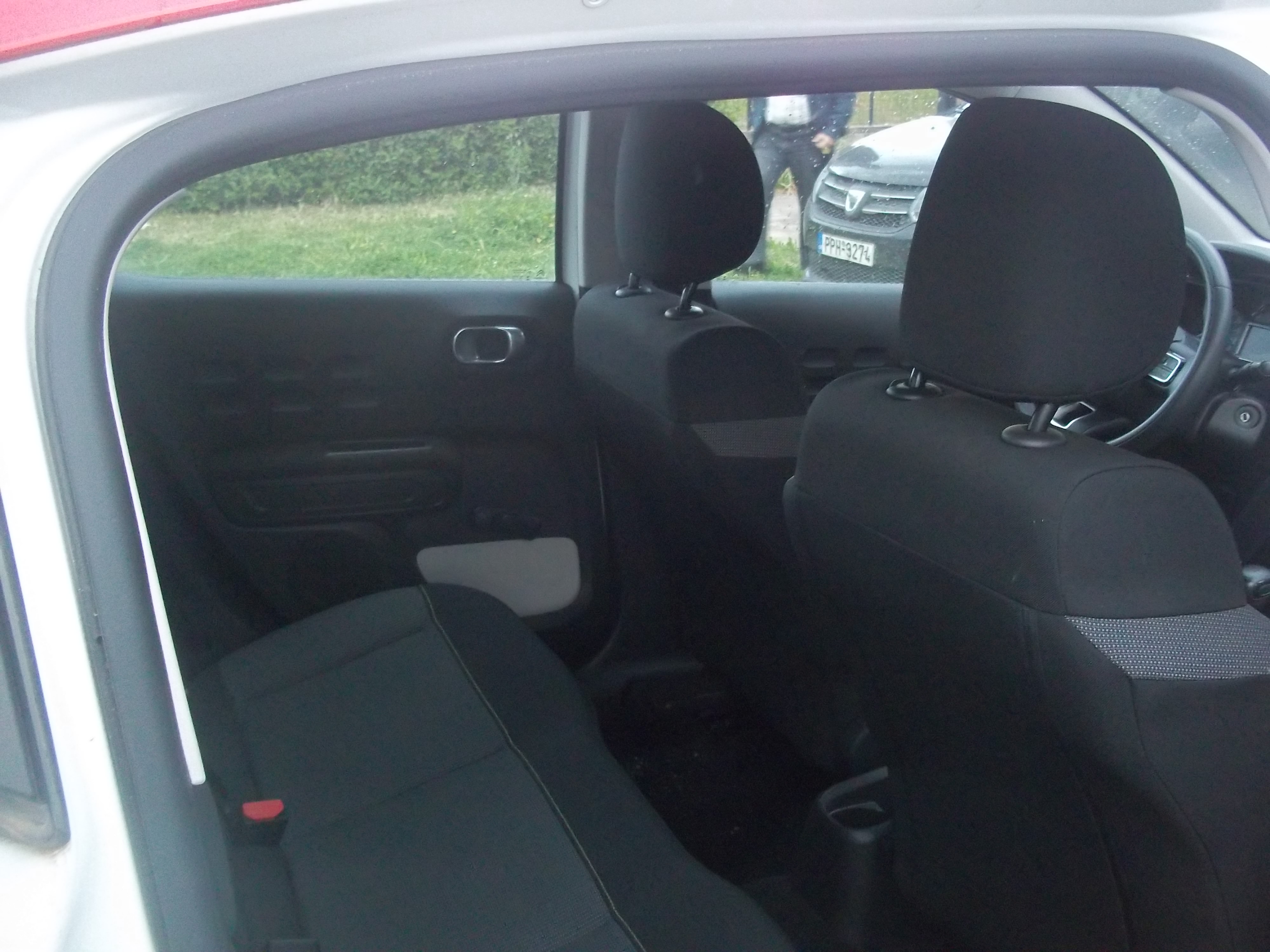 interior of car